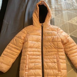 Nike Little Girls Fleece JDI Printed Jacket